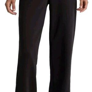 Puma Women's Plus Size XXL Black Fleece Straight Leg Pants Sweatpants NWT